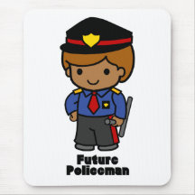 Zukünftiger Polizist - Junge Mousepad