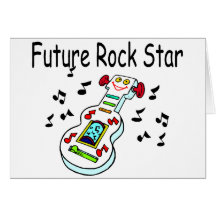 Zukünftiger Rockstar Grußkarte
