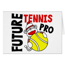 Zukünftiger Tennis-Prosocken-Affe Karte
