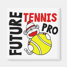Zukünftiger Tennis-Prosocken-Affe Magnets