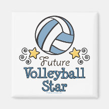 Zukünftiger Volleyball-Stern-Magnet Kühlschrankmagnet