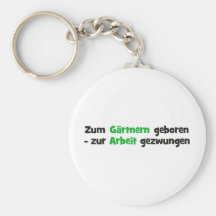 Zum Gärtnern geboren zur Schule gezwungen Schlüsselbänder