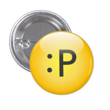 Zunge Txt smiley-Knopf Buttons
