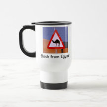 Zurück von Ägypten nicht Ferien Kaffee Tasse