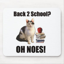 Zurück zu Schule? OH- NEIN Mauspads