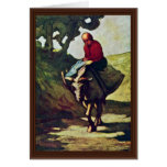 Zurückgehendes Zuhause vom Markt, durch Daumier Ho Karte