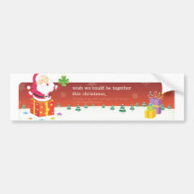 Zusammen an Weihnachten Autosticker