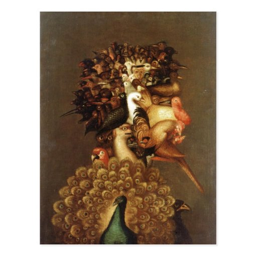 Zusammenfassende Beschreibung Giuseppe Arcimboldo  Postkarte