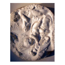 Zusammenfassender Michelangelo, Tondo Taddei. Mitt Postkarten