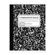 Zusammensetzungs-Buch/Referendar Personalisierte Ankündigung