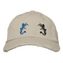 Zwei Drachen Baseballkappe