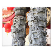 Zwei Drachen Photo Druck