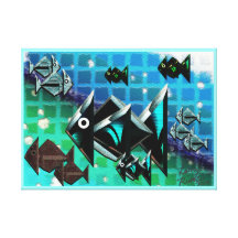 Zwei Fische Leinwanddrucke