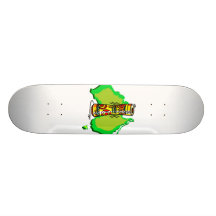 Zwei gingen Trommel mit Australien-Karte, Stammes- Personalisierte Skateboards