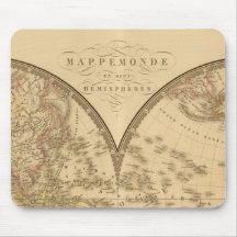 Zwei Hemisphären Mousepad