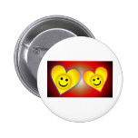 Zwei Herzen Anstecknadelbutton