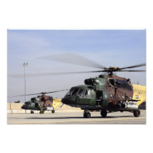 Zwei irakische angesagte Hubschrauber Mi-17 Photodrucke