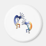 Zwei Kokopelli #13 Magnets