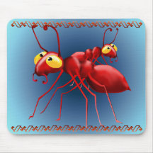 Zwei rote Ameisen Mousepad