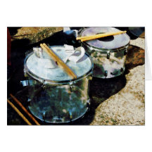 Zwei Schnarrtrommeln Karten
