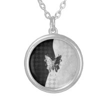 Zwei Ton-Schmetterling Amuletten