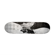 Zwei Ton-Schmetterling Bedruckte Skateboarddecks