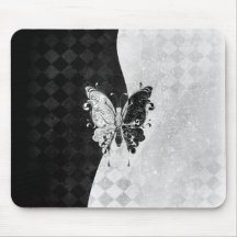 Zwei Ton-Schmetterling Mauspads