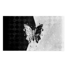 Zwei Ton-Schmetterling Visitenkarten Vorlagen
