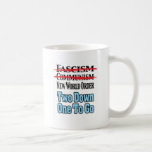 Zwei unten, ein zum zu gehen tee tasse