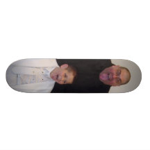 Zwei wild und verrückte Typen Bedrucktes Skateboard