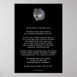 ZWEI WOLF-CHEROKEE GESCHICHTE Kunst-Plakat