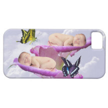 Zweimal duschen die Freude mit Babyzwillingen Einl Hülle Fürs iPhone 5