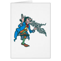 Zwerg dwarf grußkarte