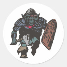 Zwergenkrieger Krieger Zwerg dwarf warrior Stickers