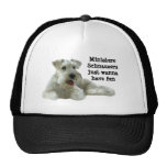 Zwergschnauzer-Hut Retrokappe