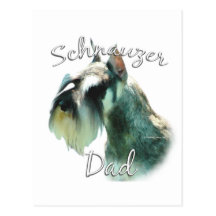 Zwergschnauzer-Vati 2 Postkarten