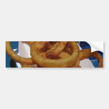 Zwiebel-Ringe gebraten Auto Sticker