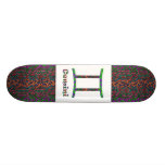 Zwillinge psychedelisch bedruckte skateboarddecks