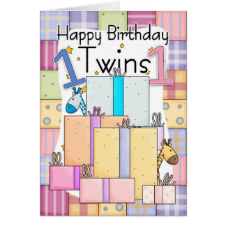 Zwillinge Geburtstag Grußkarten & Einladungen Zazzle.de