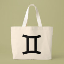 Zwillings-Tierkreis-Zeichen-Ikone taschen