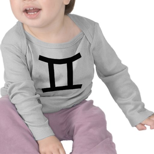 Zwillings-Tierkreis-Zeichen-Ikone Tshirt