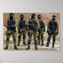 Zwischenrufer-u. Koch serbische Polizei 2 Posterdrucke