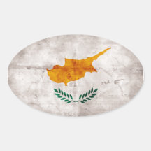 Zypriotische Flagge Stickers