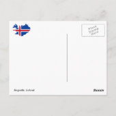 Þingvellir, Island Postkarte (Rückseite)