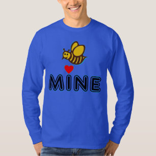 ° ・ Ƹ̵̡Ӝ̵̨̄♥ Bee Mine Fun Langärmelige T ♥ Ƹ̵̡° T-Shirt