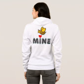 ° ・ Ƹ̵̡Ӝ̵̨̄♥ Bee Mine Raglan Zip Hoodie ♥ Ƹ̵̡° (Schwarz voll)