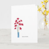 Χρόνια Πολλά for Greek Name Day Cards Red Flowers Karte (Gelbe Blume)