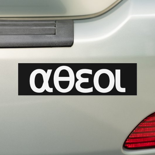αθεοι (Atheoi) Autoaufkleber (Auf Auto)