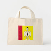 α tri-ni-tafeli, str.-tafel, snowman mini stoffbeutel (Vorne)