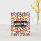 μενα αρενα ανενανεναναια, Greece Geburtstag Karte (Gelbe Blume)